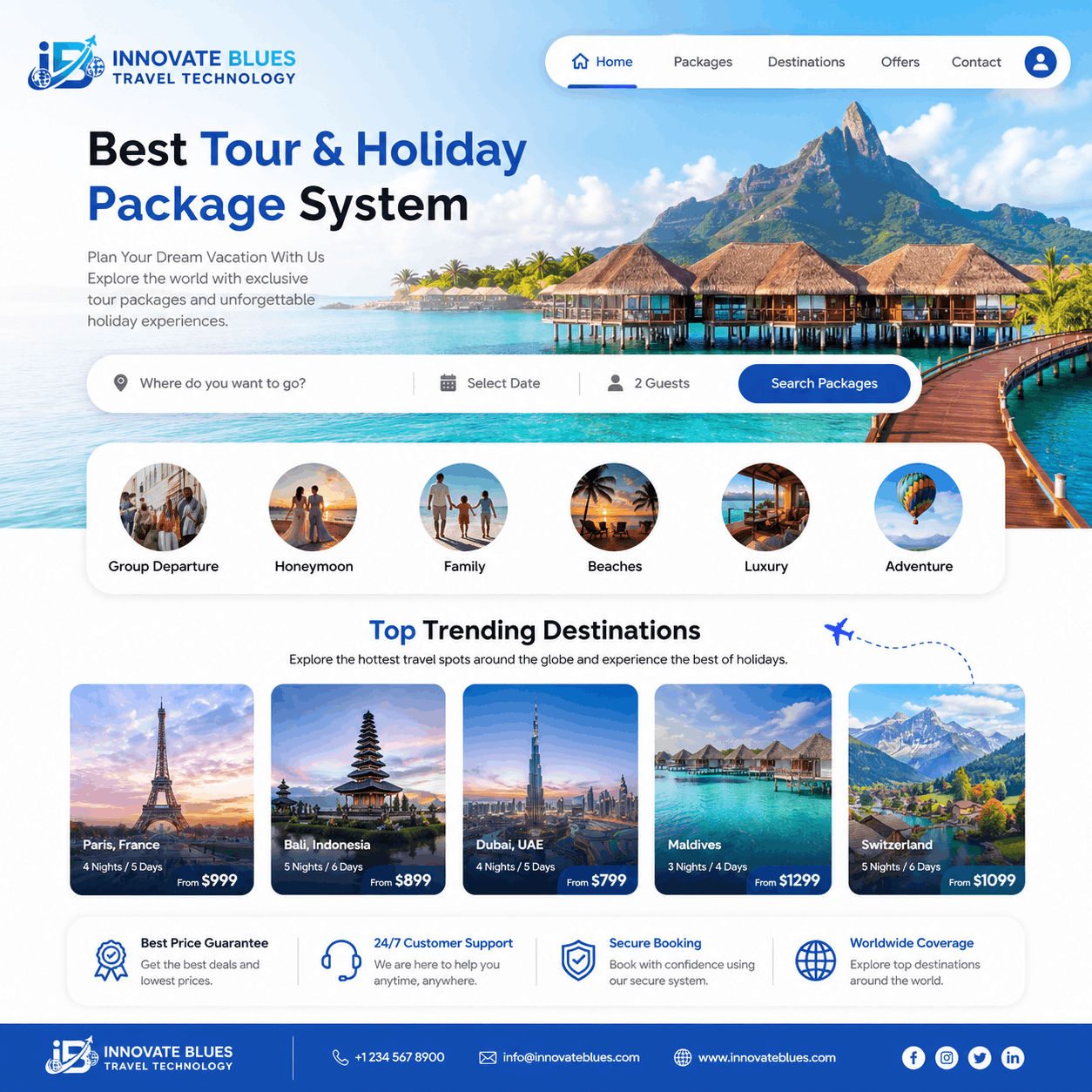 Best Tour & Holiday Package System Developer in Delhi NCR