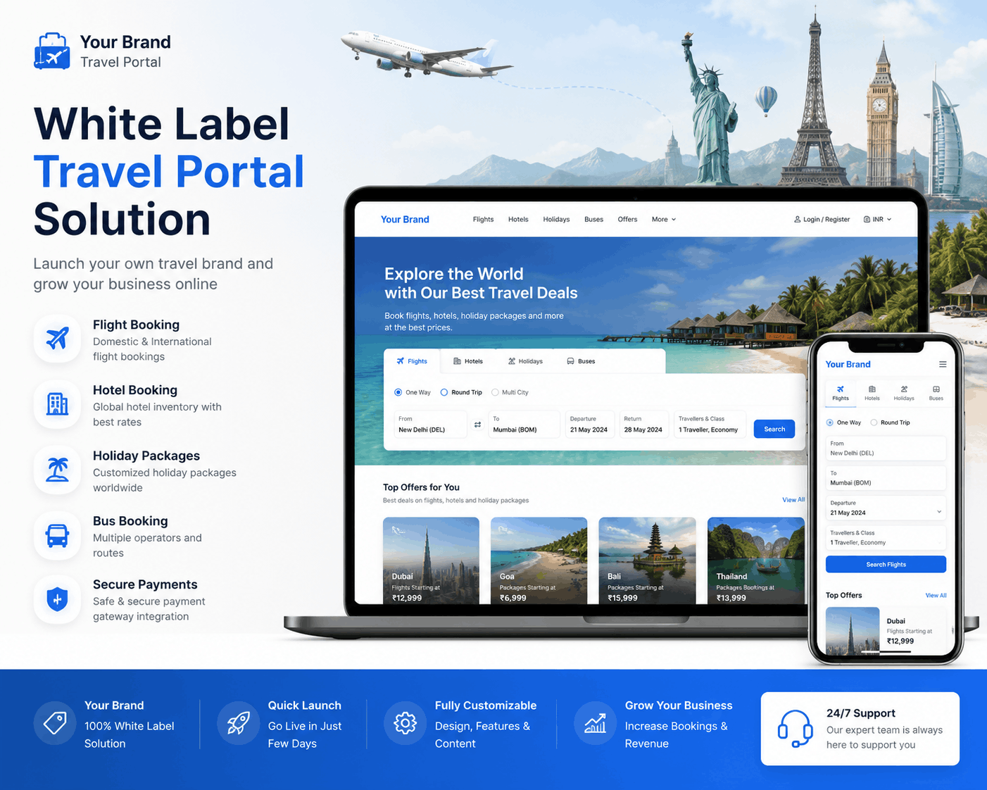 Best White Label Travel Portal Solution in Delhi NCR