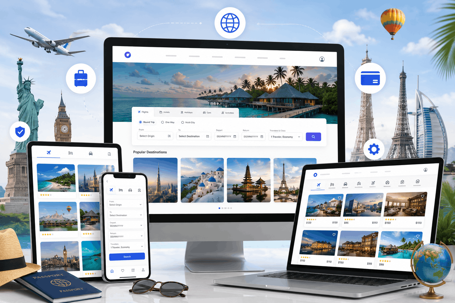 Custom White Label Travel Website Development Services in Delhi NCR