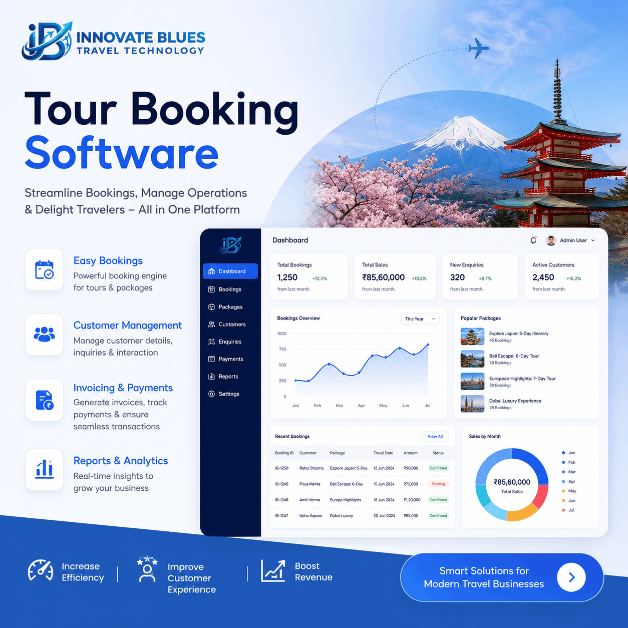 Tour Booking Software Developer Delhi NCR