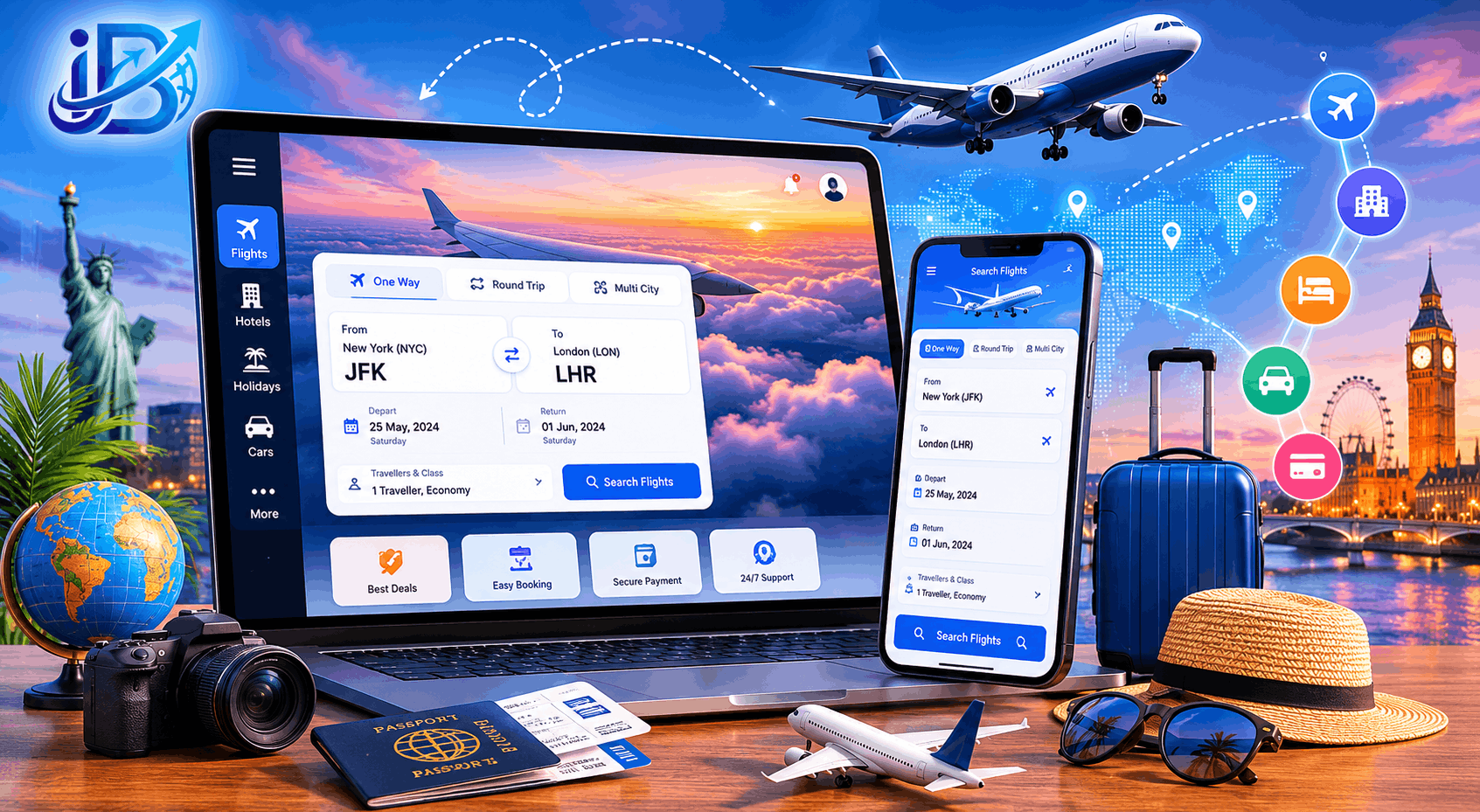 Travel Portal Development Company in Delhi NCR