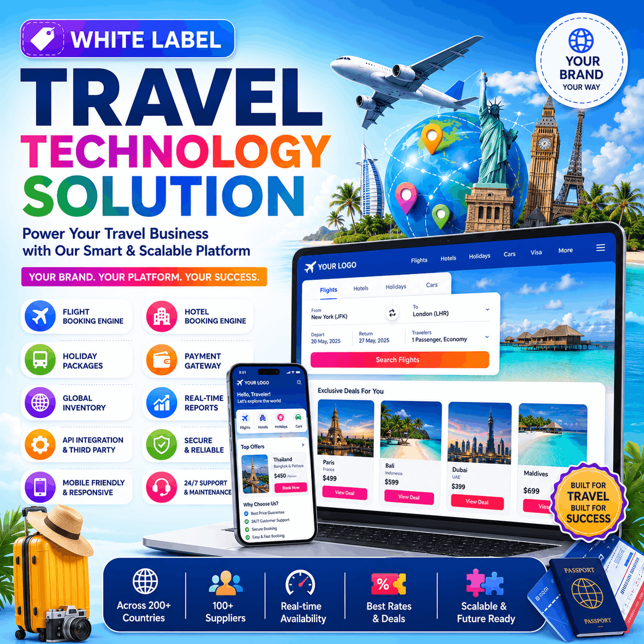 White Label Travel Technology Solution in Delhi NCR